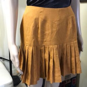 Vintage pleated mini skirt
